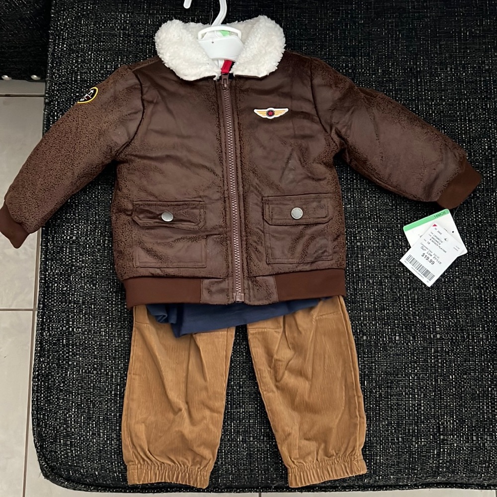 Set with coat